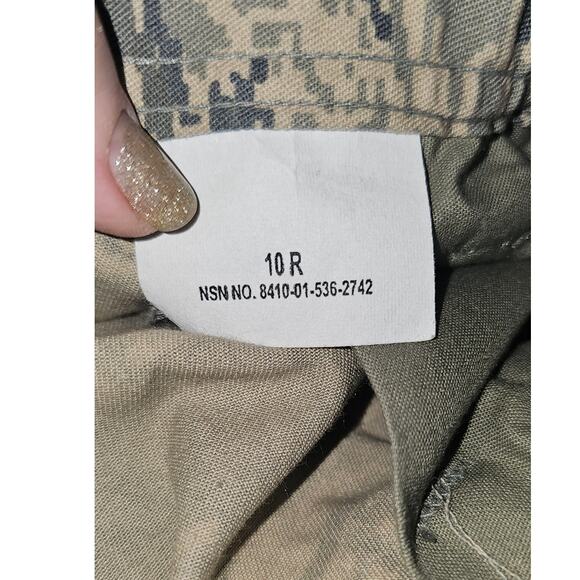 Trouser Women Air Force Camo USAF Cargo Military Pants Digital Camo TALL 10R - Picture 4 of 5
